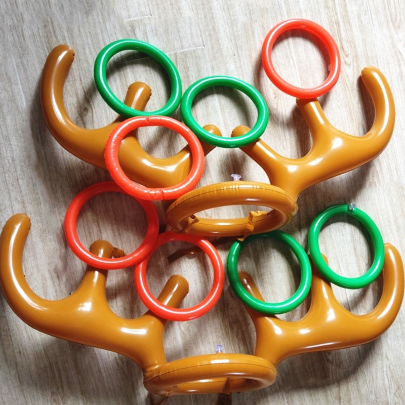 Party Games No Supplies - 1set tanduk rusa tiup cincin permainan