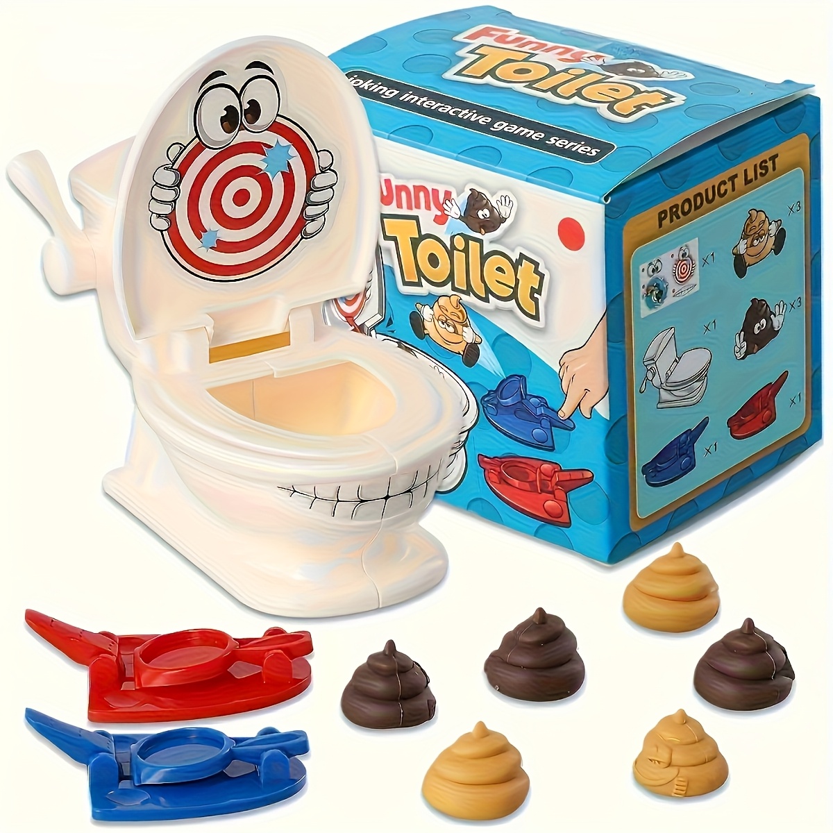 Party Games Console - Mainan Toilet Mini Anti Stres, Mainan
