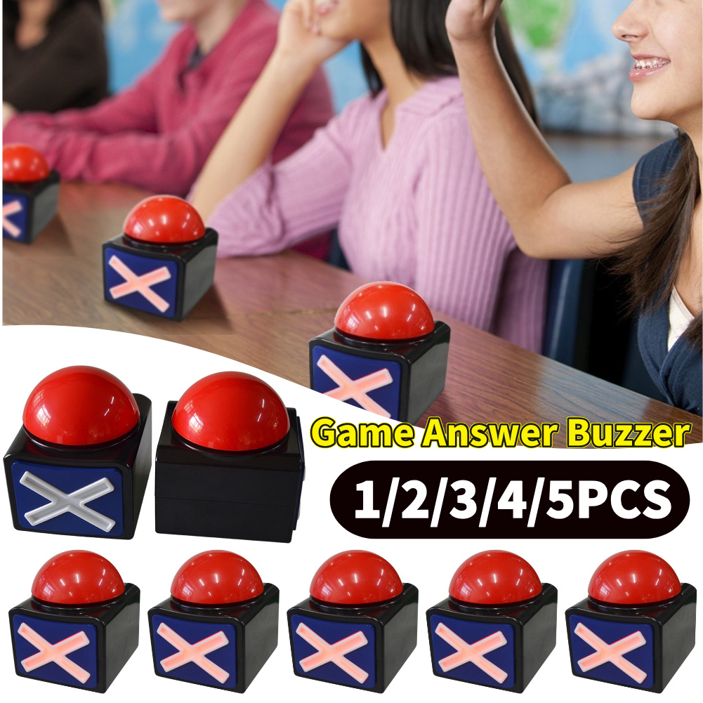 Party Games Quiz For Adults - 1-5 Buah Tombol Alarm Buzzer Game