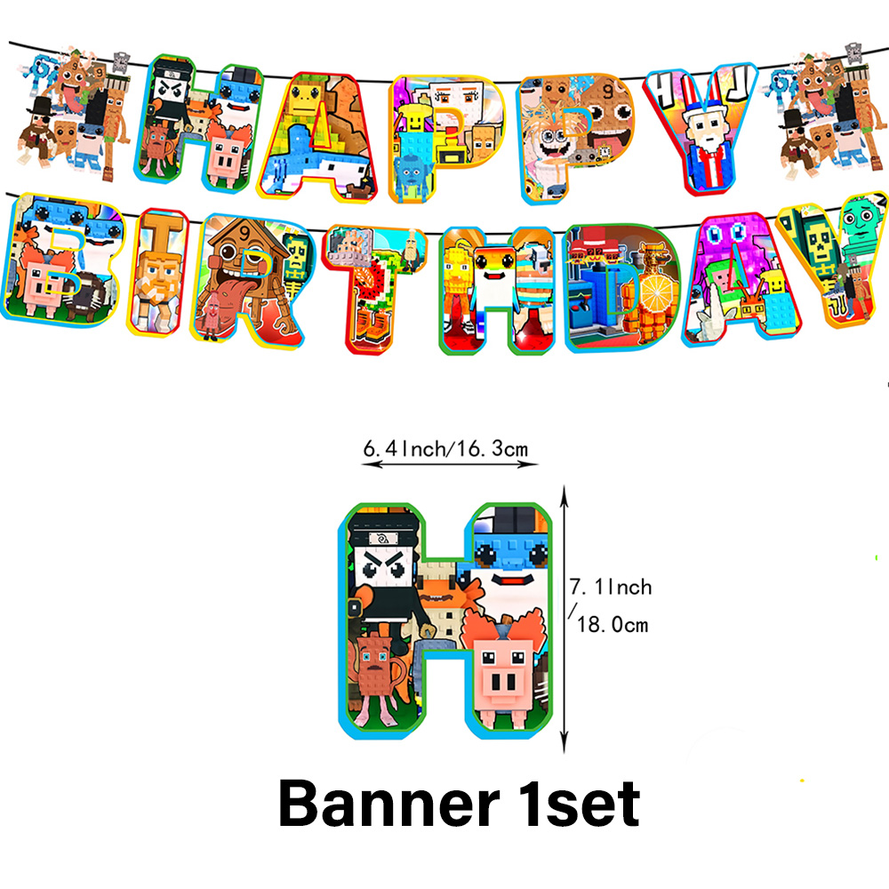 Spanduk Dekorasi Pesta Bertema - Party Games Popular ulasan dan harga
