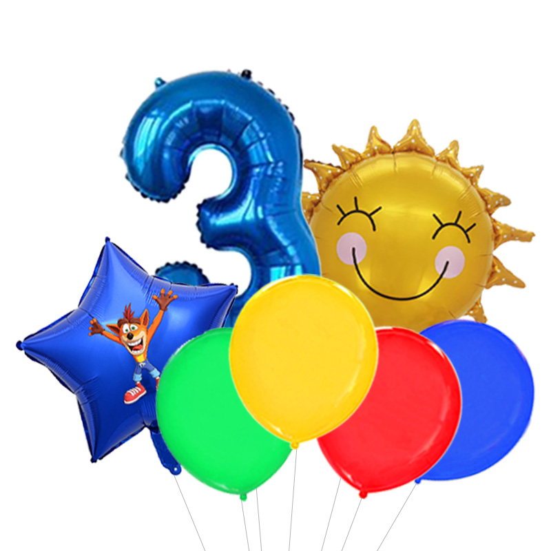 Balon Foil Crash Bandicoot Jun - Party Games Popular ulasan dan harga