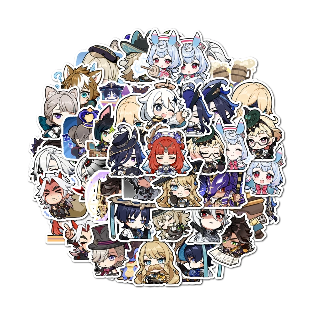 48 buah stiker benturan Genshi - Party Games Console ulasan dan harga